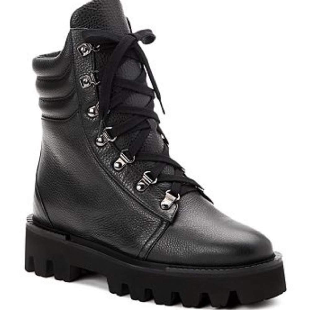 New Aquatalia combat boot, size 9 with box and dust bag.